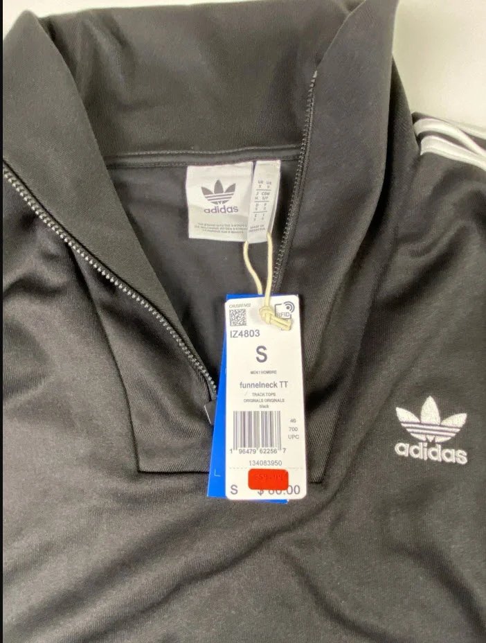 Полузамок кофта adidas муж. . Оригинал S - миниатюра 3
