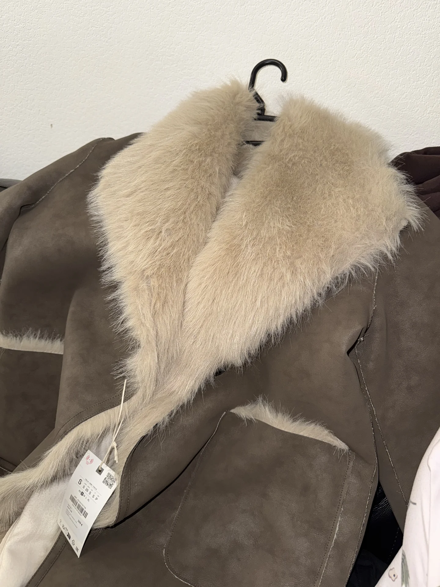 Дубленка шуба двусторонняя Zara s - миниатюра 8