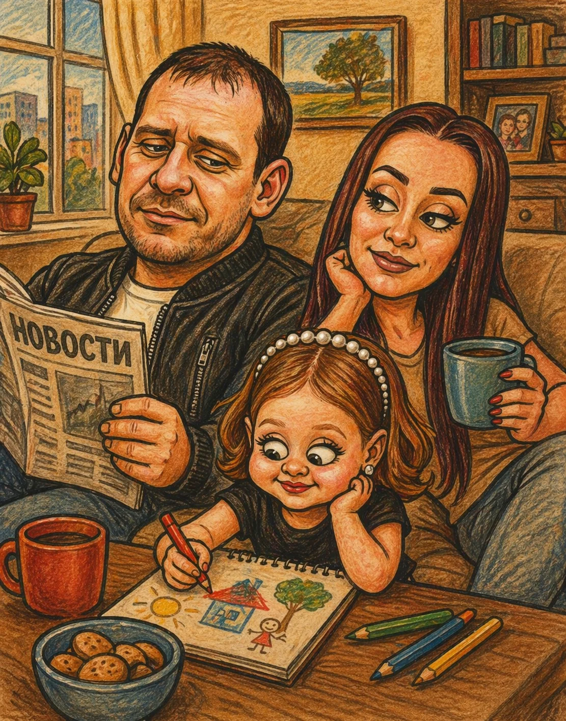 Ии шардж иллюстрация комиксы - миниатюра 2