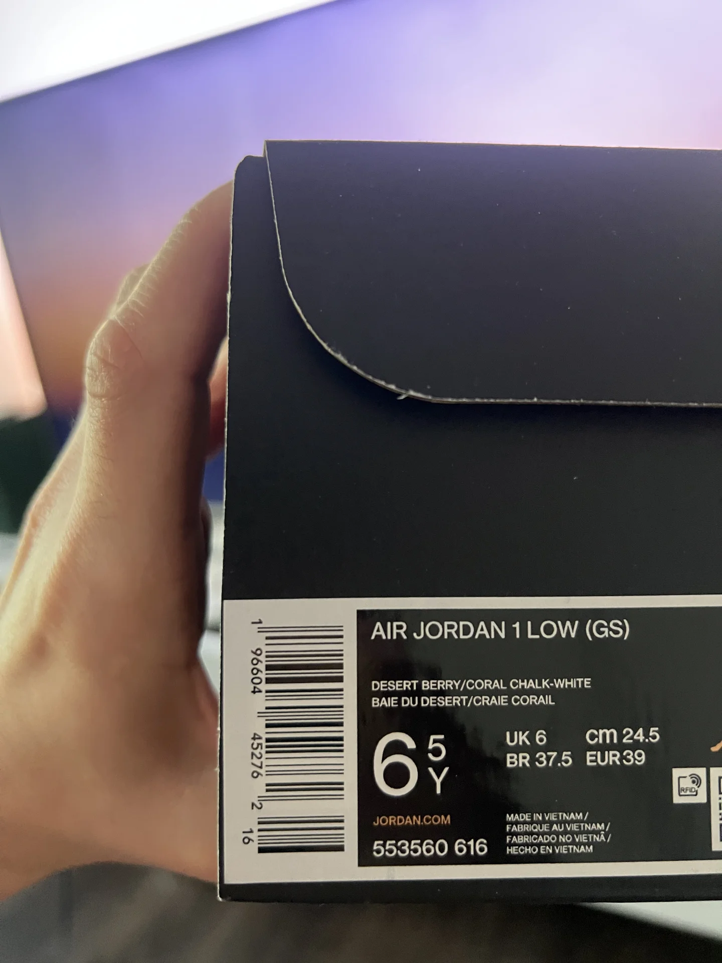 Jordan 1 Low Desert Berry - миниатюра 7