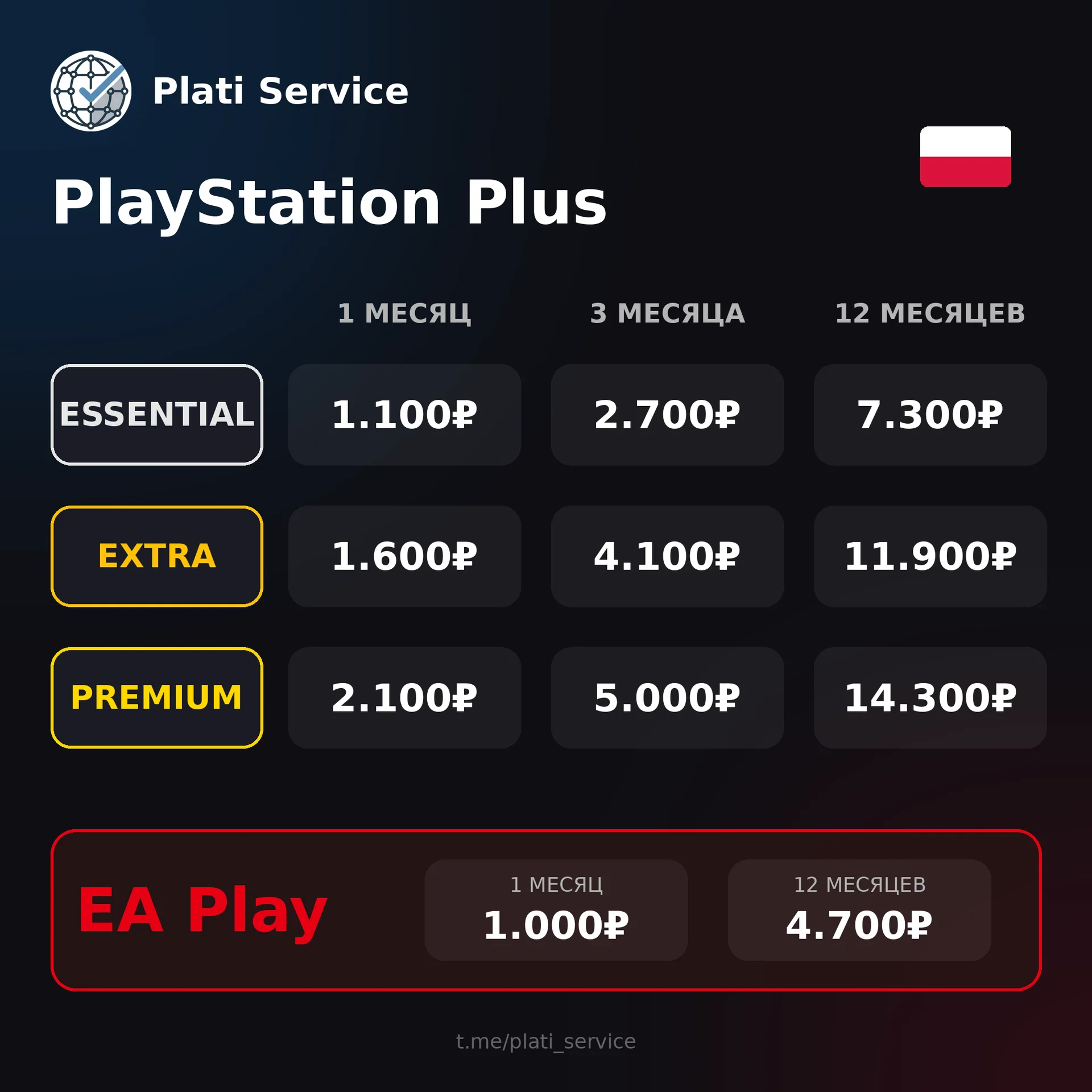 Личная подписка PS Plus Deluxe. Все тарифы - миниатюра 3