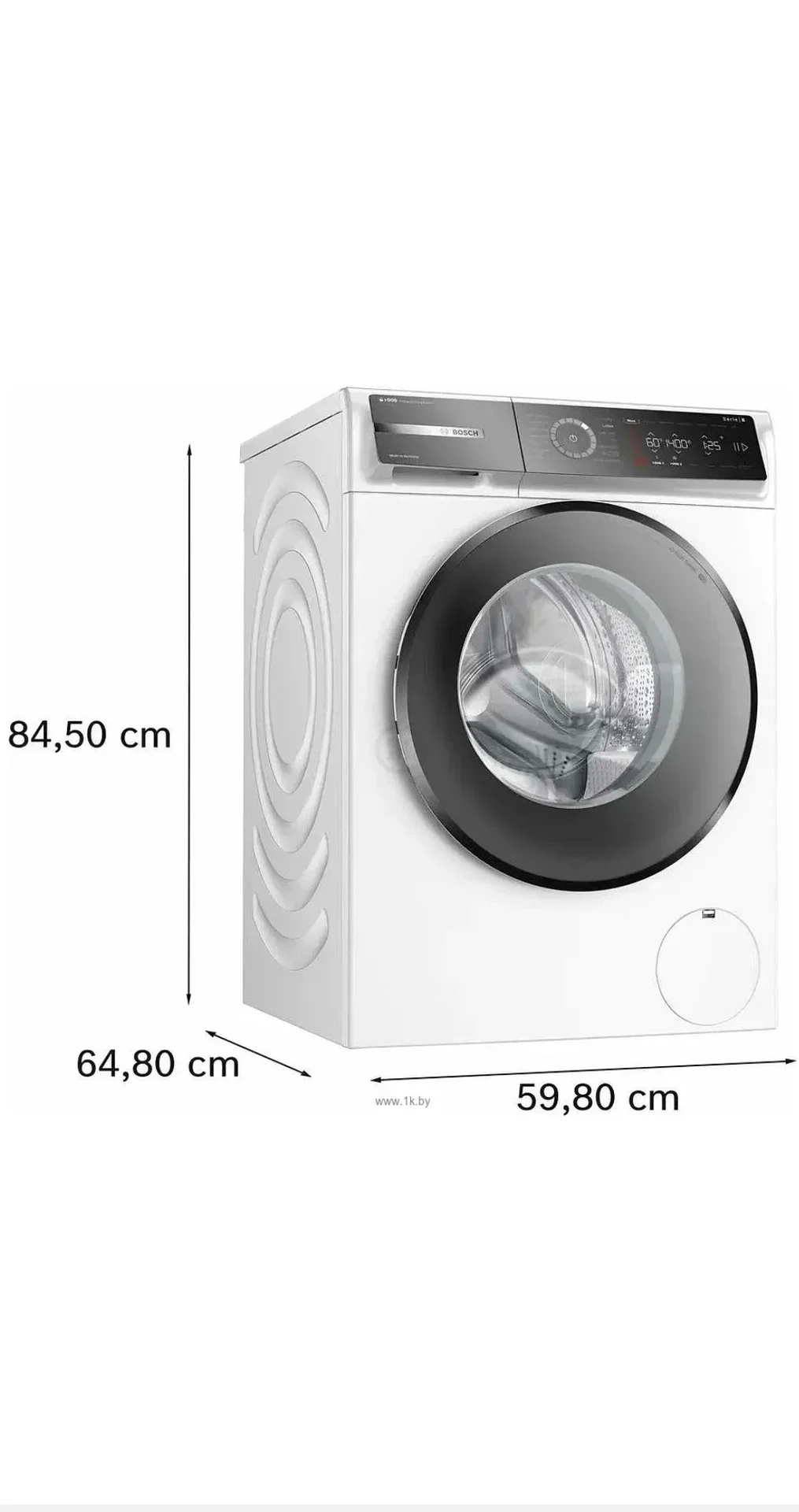 Стиральная машина BOSCH WGB244A0SN - миниатюра 2