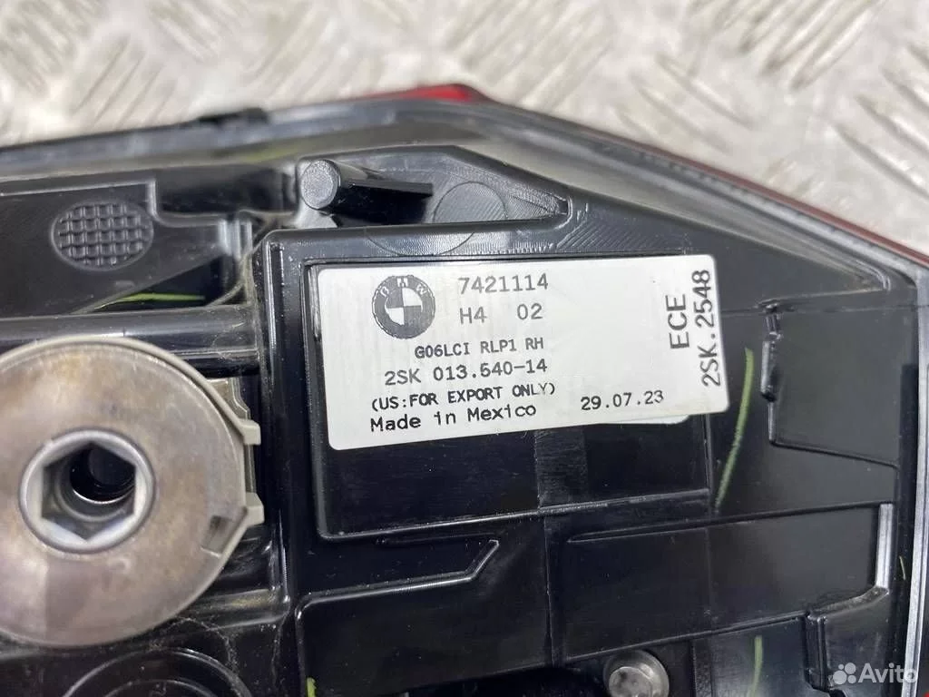 Фонарь задний правый BMW X6 G06 LCI - миниатюра 4