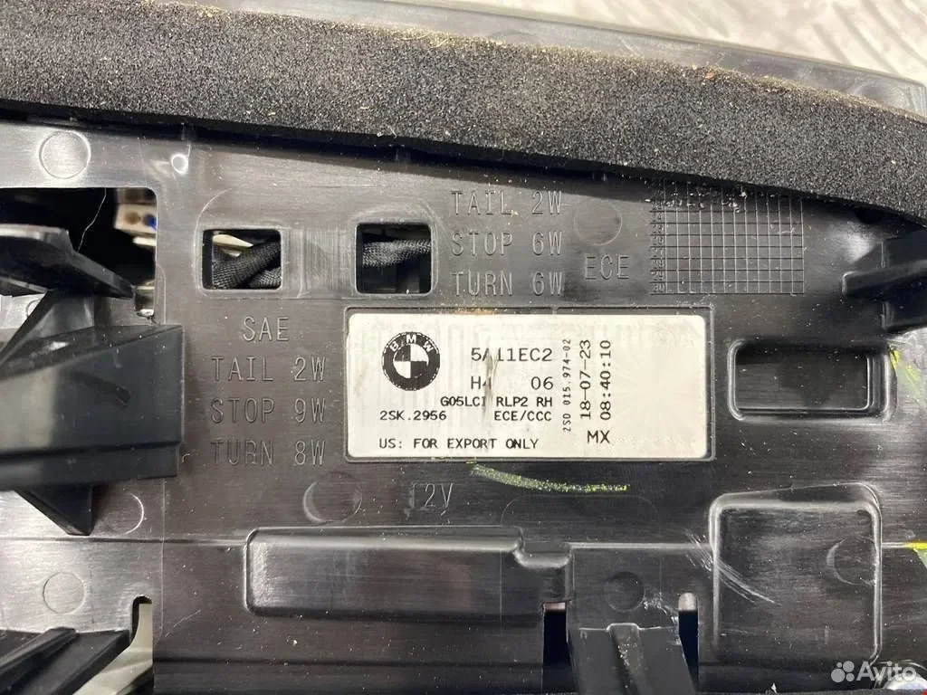 Фонарь крышки багажника правый BMW X5M F95 LCI - миниатюра 6