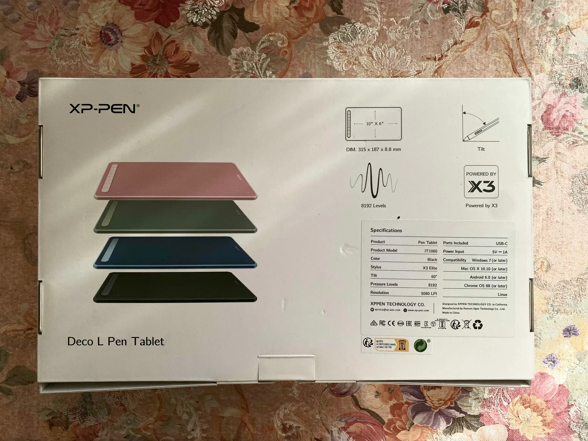 Графический планшет хр pen deco I - миниатюра 4