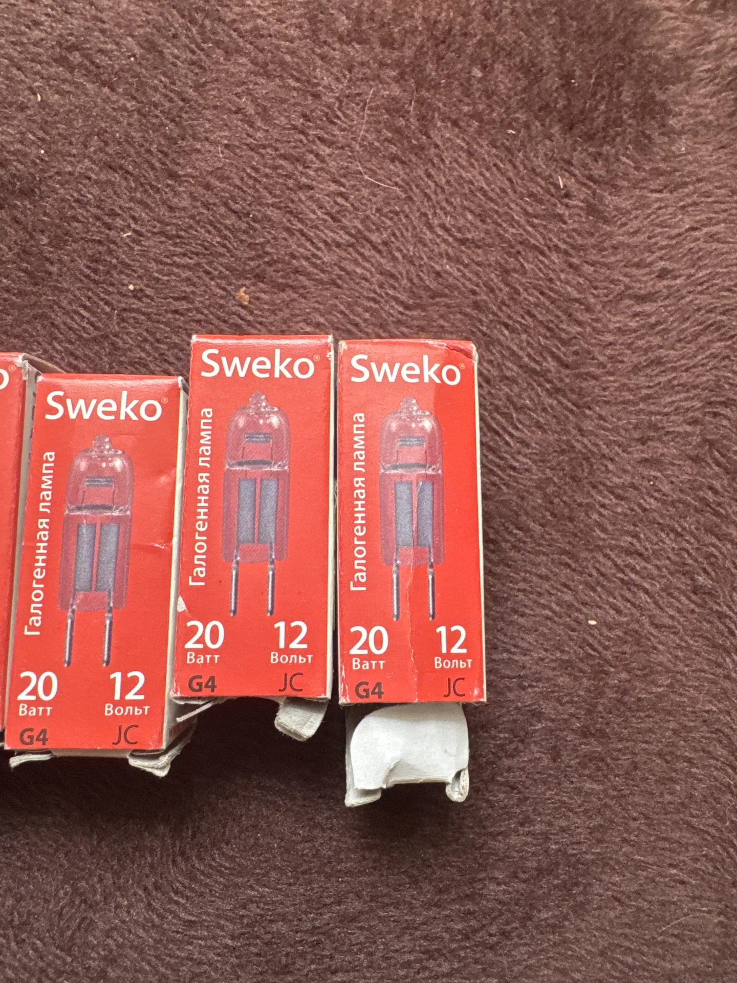 Sweko Лампочка, Цоколь:G4, 20 Вт, Галогенная - миниатюра 2