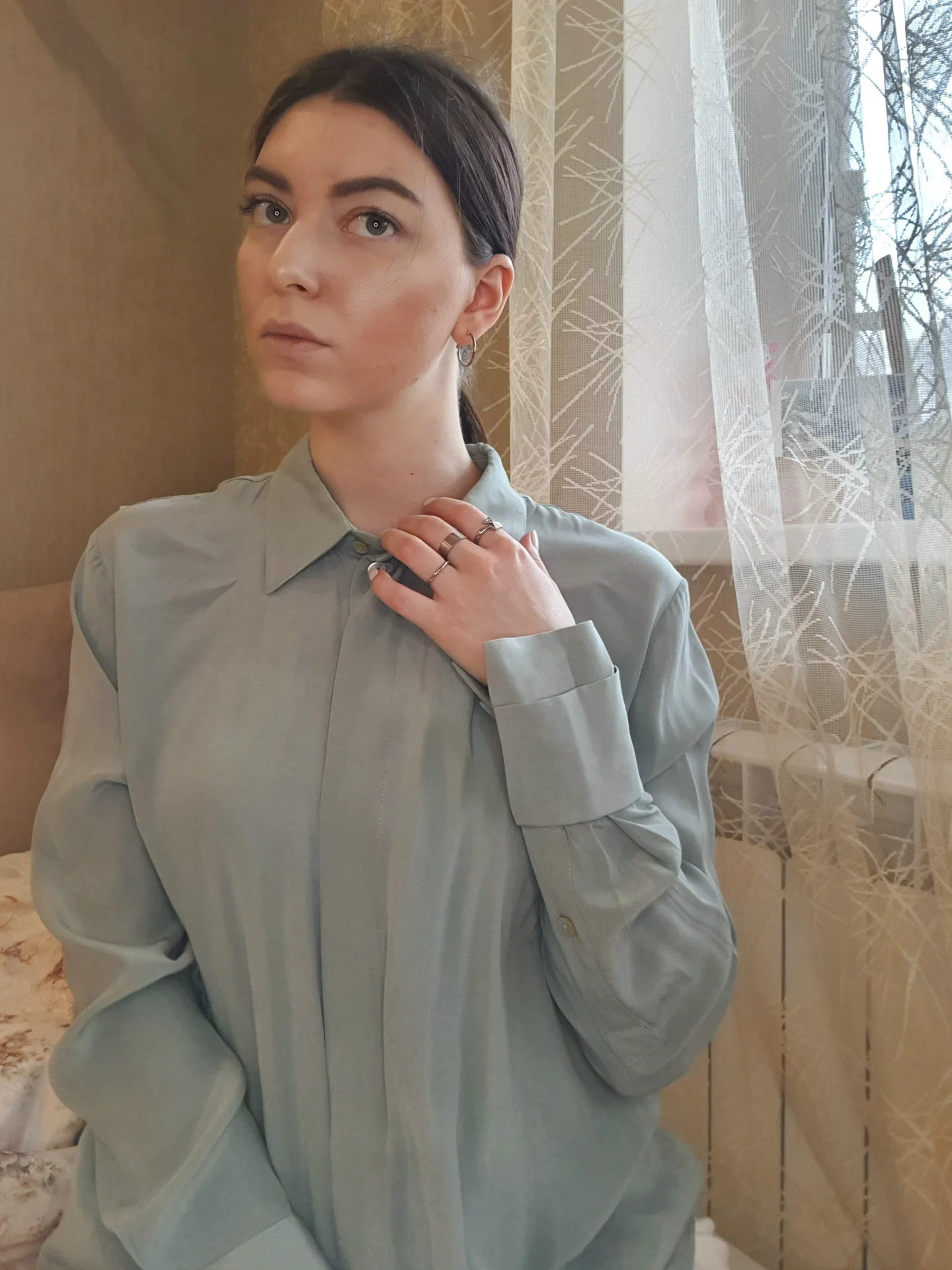 Рубашка женская lime - миниатюра 2