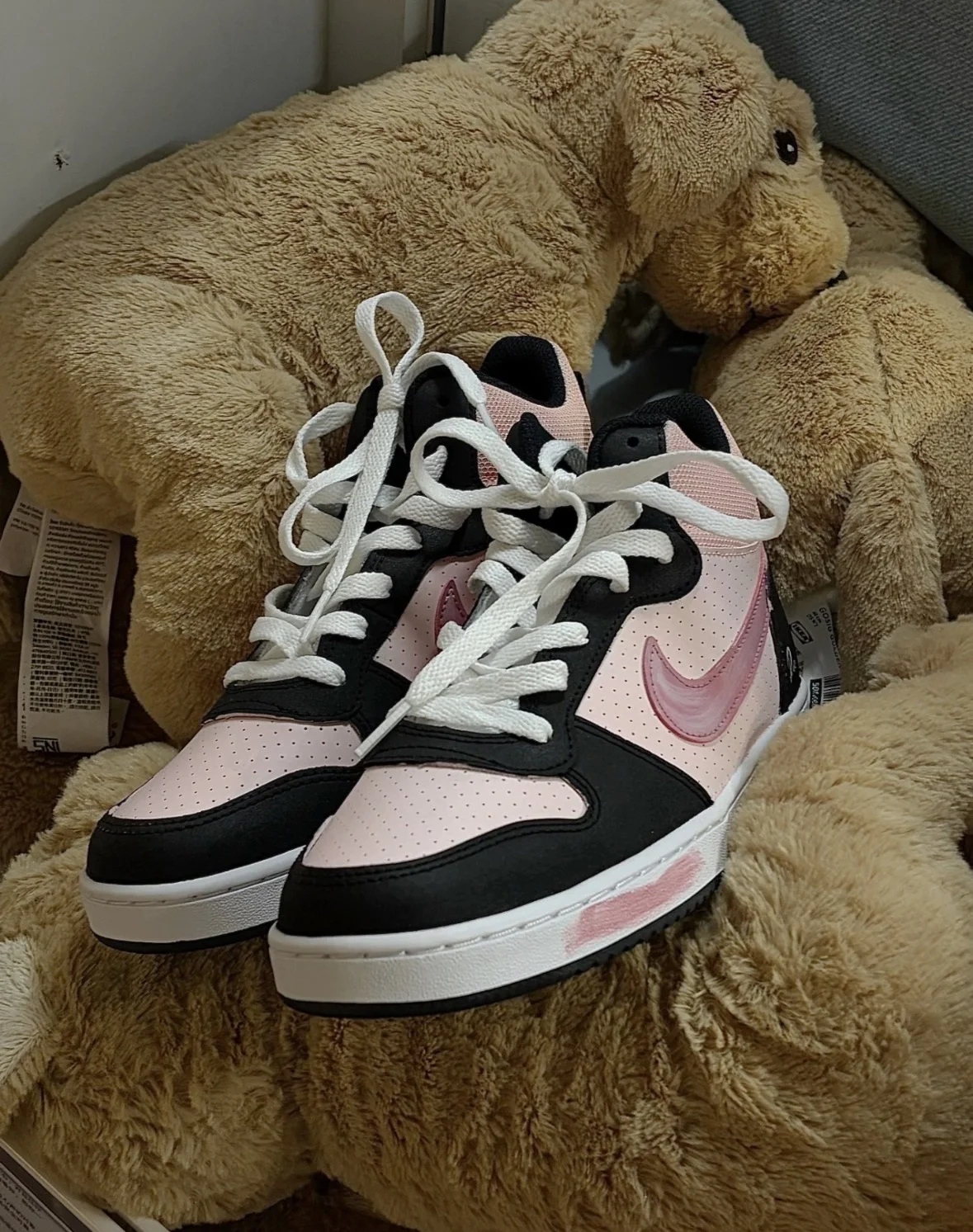 Кроссовки Court Borough Nike розовый Оригинал - миниатюра 2