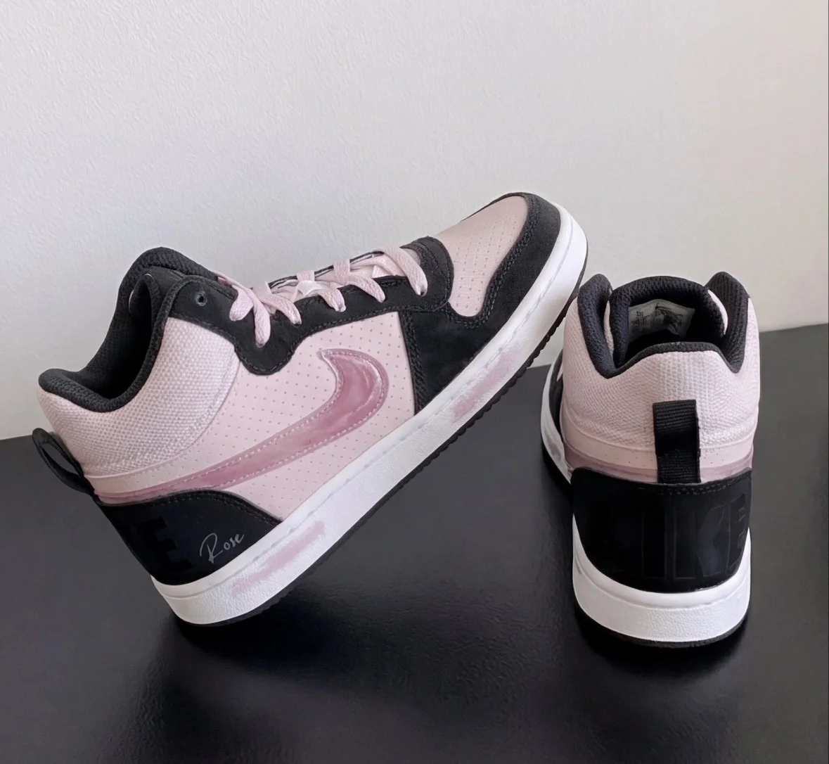 Кроссовки Court Borough Nike розовый Оригинал - миниатюра 6
