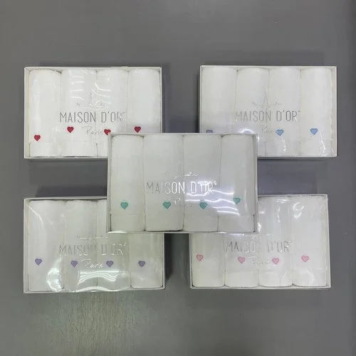 Набор салфеток 30х50 4 предмета Maison Dor SOFT HEARTS , розовый - миниатюра 3