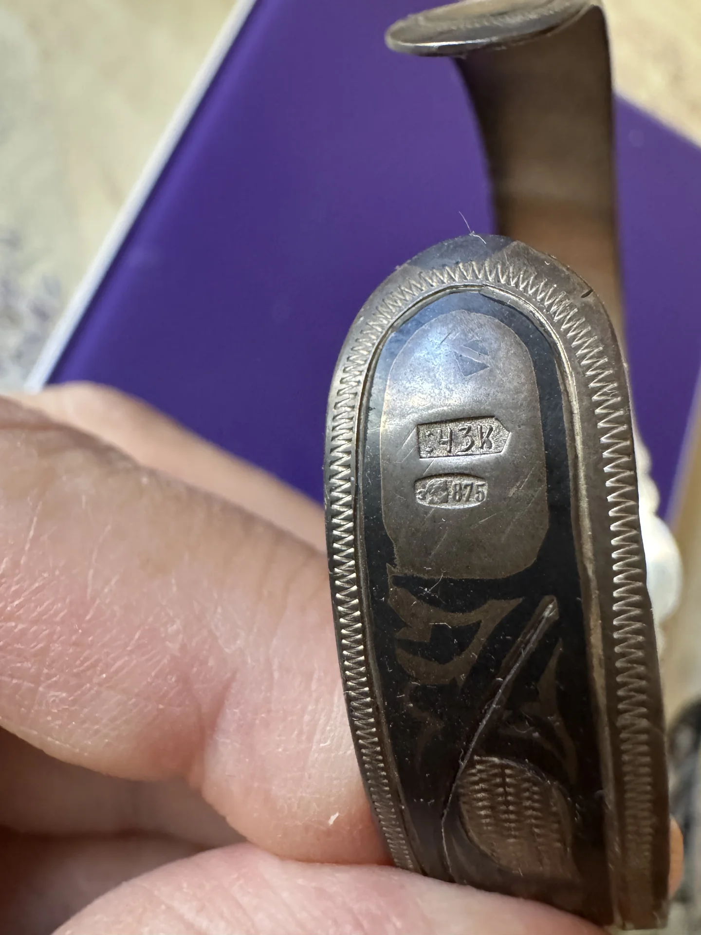 Браслет серебро 875 Дагестан - миниатюра 8