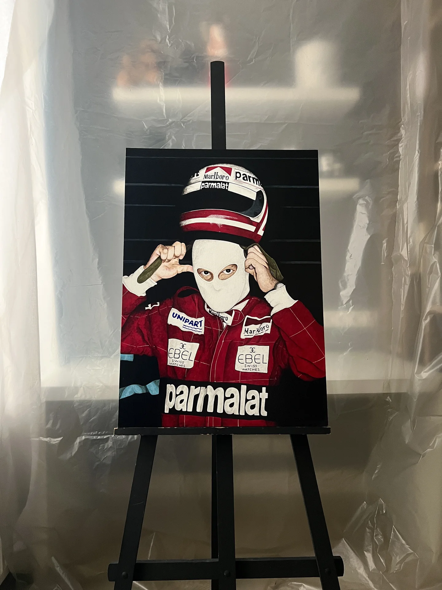Картина известного гонщика Nikki Lauda - миниатюра 2