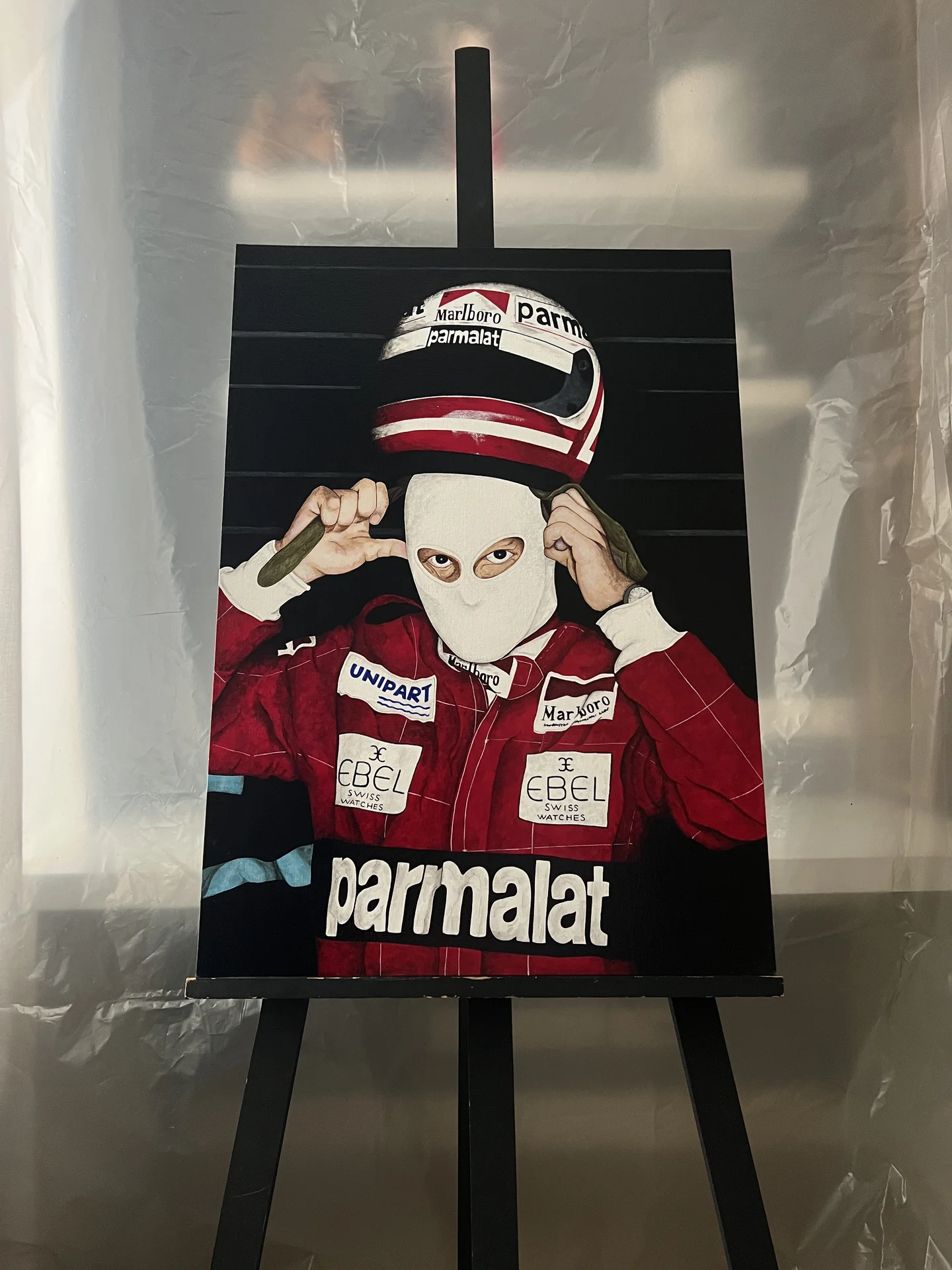 Картина известного гонщика Nikki Lauda - миниатюра 3