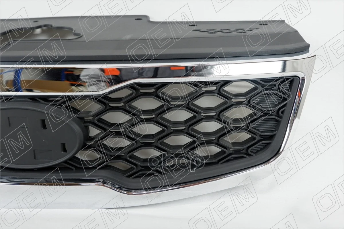 Решетка радиатора Kia Rio 2 JB 2009-2011 OEM3058 - миниатюра 3