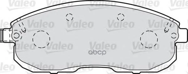 Колодки тормозные NIS TIIDA, CUBE 601013 Valeo - изображение 1