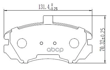 Колодки торм. Hyundai Elantra (00-) диск. перед. - миниатюра 3