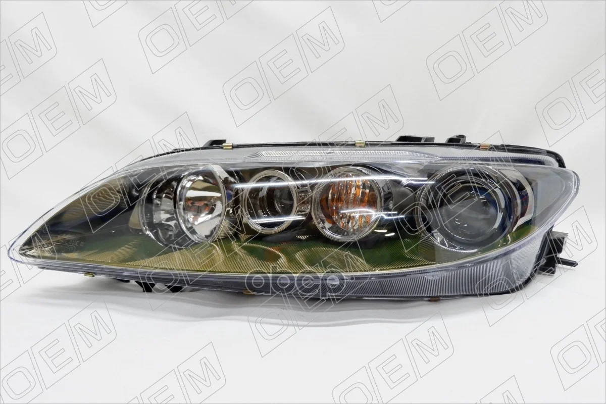 Фара левая Mazda 6 1 GG (2002-2007) без ПТФ, - миниатюра 4