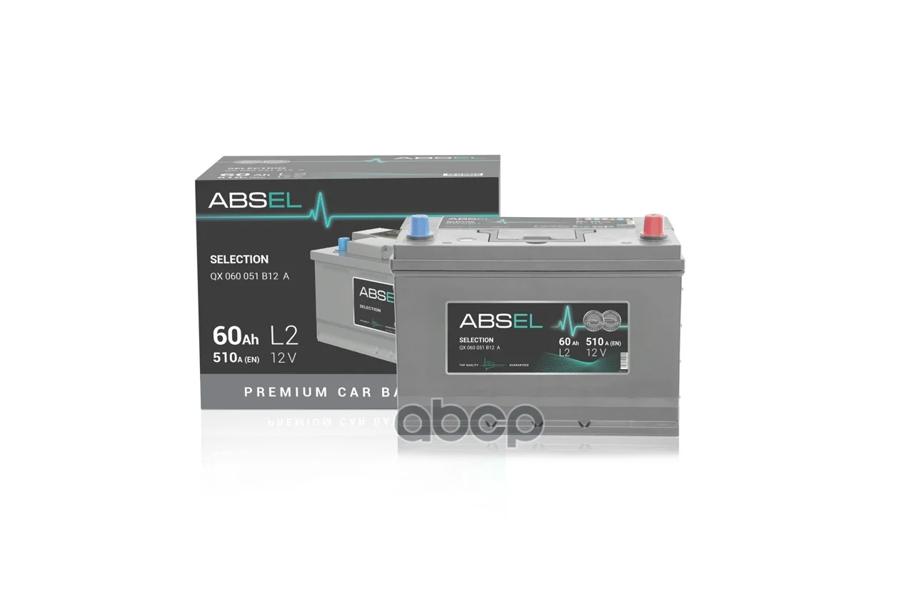 Аккумулятор ABSEL SELECTION 12V L2 60Ah 510A (1) - изображение 1