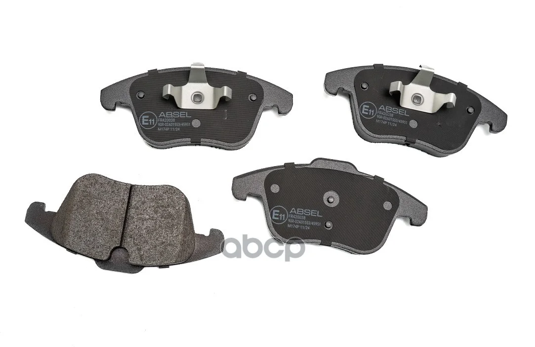 Колодки тормозные передние FR420038 ABSEL - изображение 1