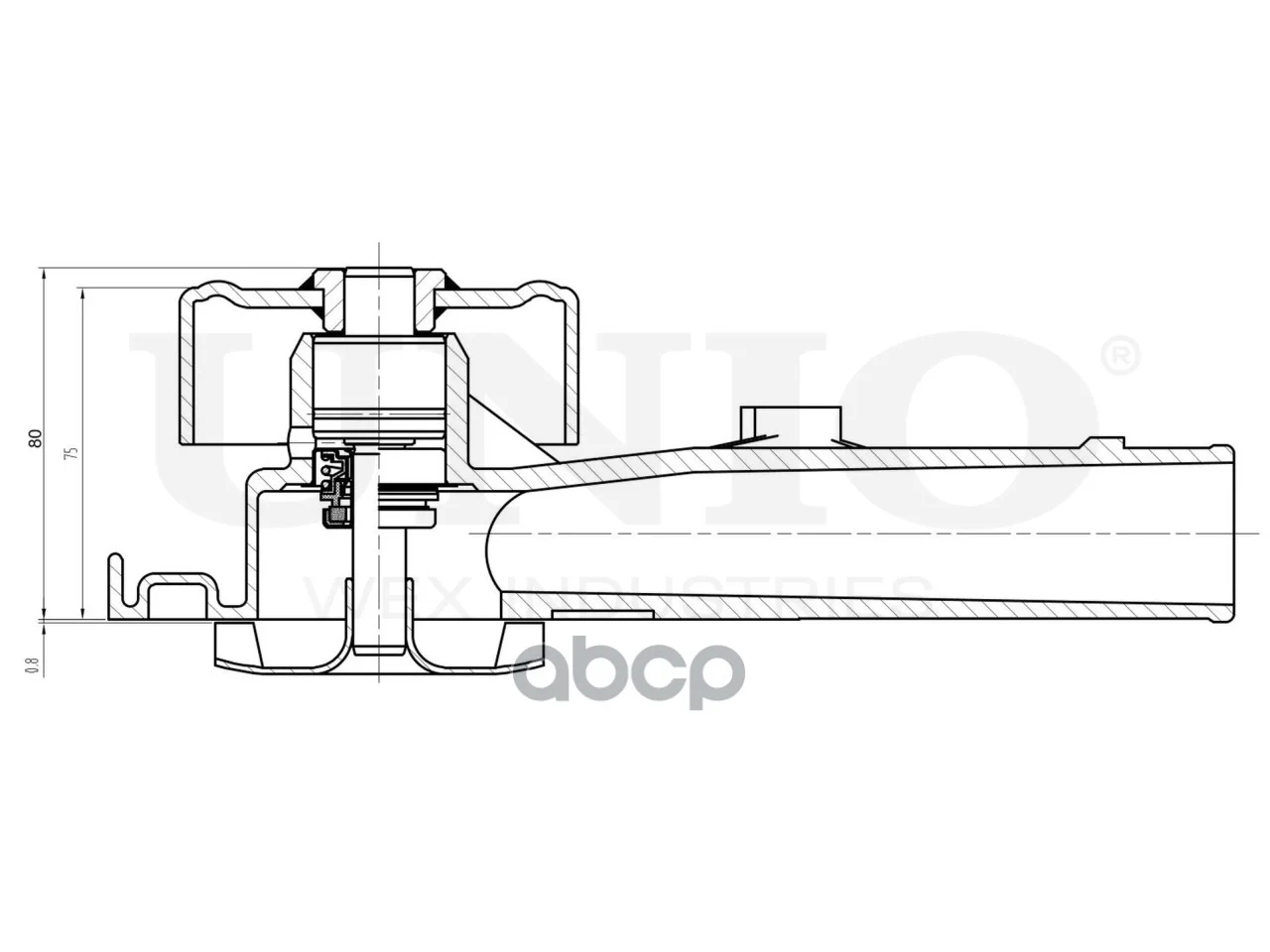 Насос водяной MB E(W211) WAP10127 UNIO - миниатюра 4