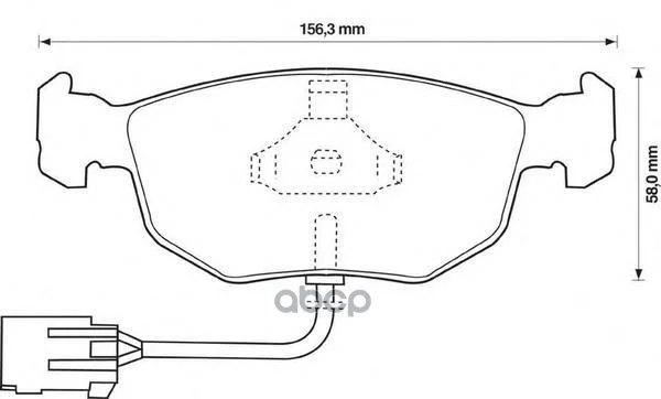 колодки дисковые п Ford Mondeo 2.5 93-00/Sierra - изображение 1
