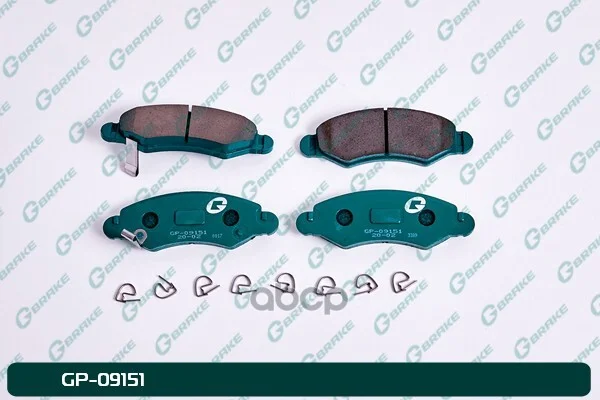 КОЛОДКИ G-BRAKE GP-09151 GP09151 G-BRAKE - изображение 1