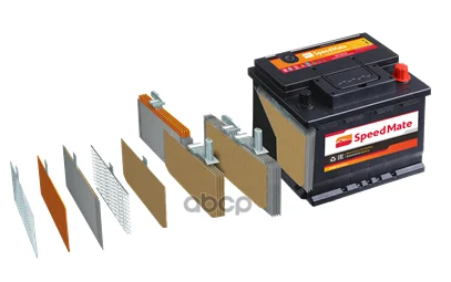 АКБ SPEEDMATE DUAL Better 12V 80Ah 510А - миниатюра 2