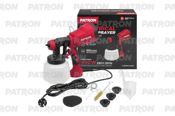 Краскораспылитель электрический PSG100640H PATRON - изображение 1