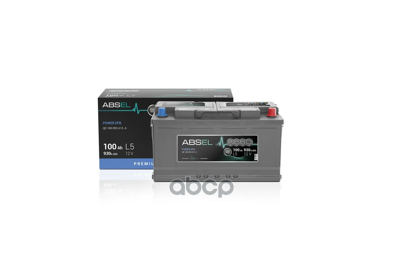 Аккумулятор ABSEL POWER EFB 12V L5 100Ah 930A (0) - изображение 1