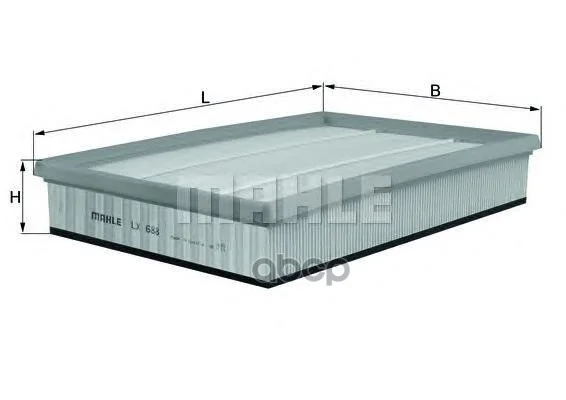 Фильтр воздушный LX688 Mahle/Knecht - миниатюра 2