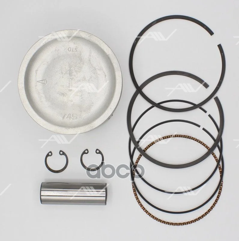 PN-32260 поршень с кольцами STD MITSUBISHI 6G74 SO - миниатюра 2