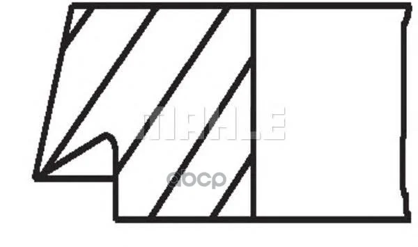 Кольца поршневые VAG AGN 1,8 96- D81,5 03316N2 - миниатюра 3