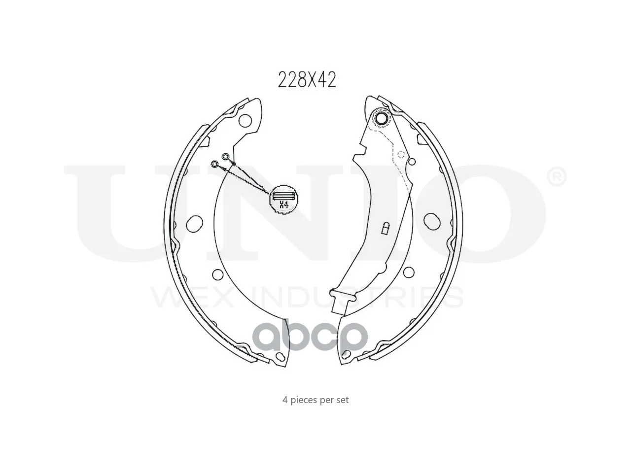 Колодки тормозные бараб. задние VW Polo V 10-, - миниатюра 3