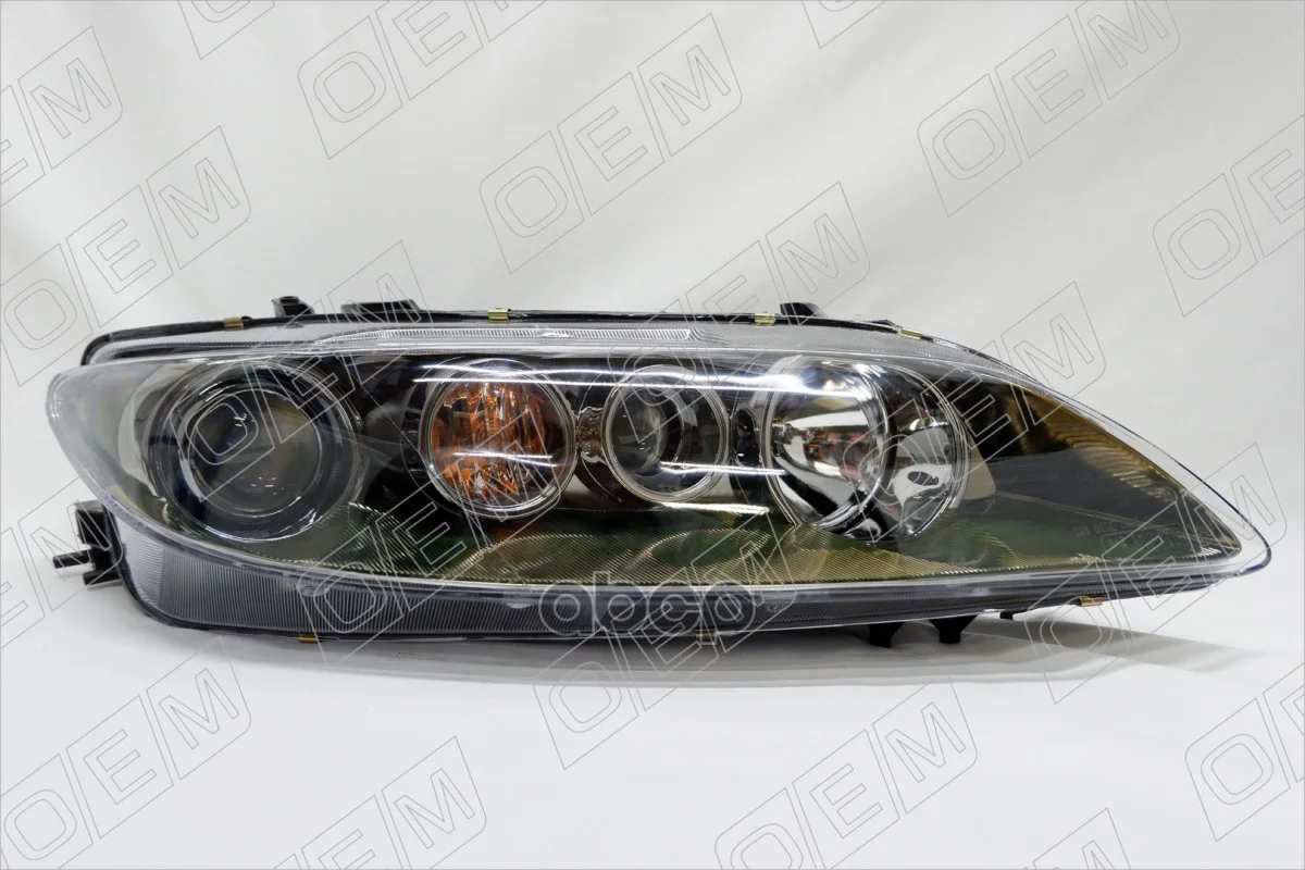 Фара правая Mazda 6 1 GG (2002-2007) без ПТФ, - миниатюра 4