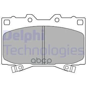 Колодки тормозные дисковые, комплект LP1308 Delphi - миниатюра 2