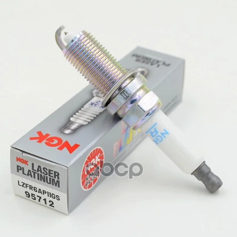 Свеча зажигания NGK 95712 LZFR6AP11GS NGK - изображение 1