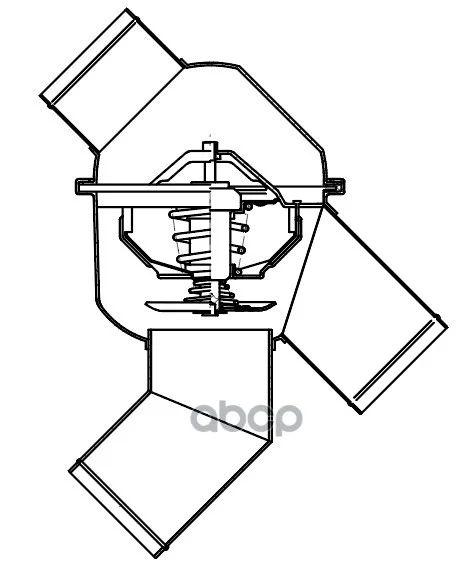 Термостат SHACMAN F2000/F3000 с дв. WP10 E3/E4 - миниатюра 5