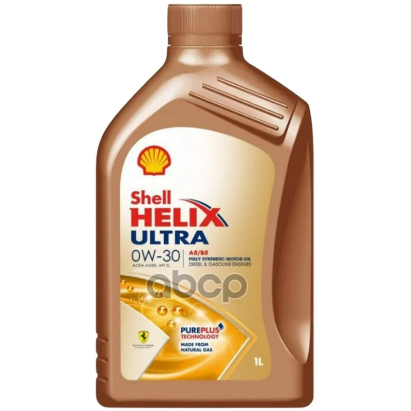 Масло моторное 0W30 Shell 1л синтетика Helix Ultra - изображение 1