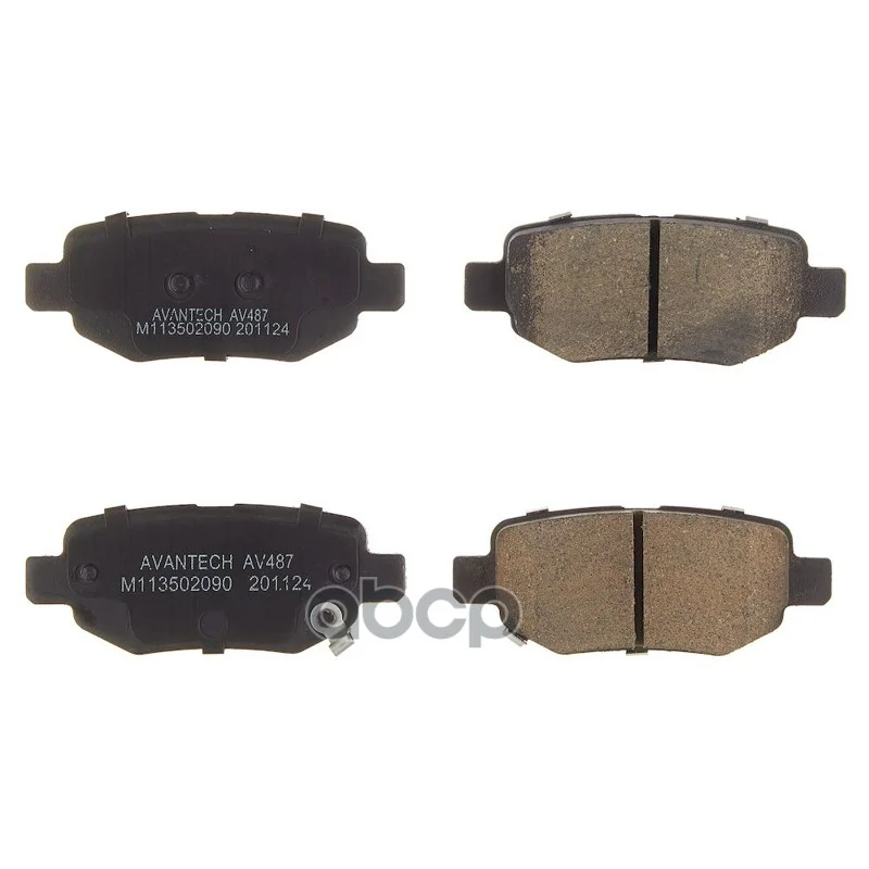 Колодки тормозные дисковые Avantech AV487 AVANTECH - изображение 1