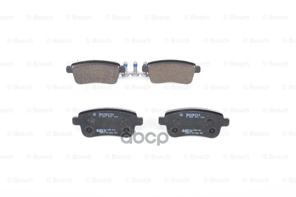 0 986 494 384_колодки дисковые! задние/ Renault - миниатюра 2