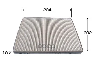 Фильтр салона WAGON R '00- AC932E VIC - изображение 1