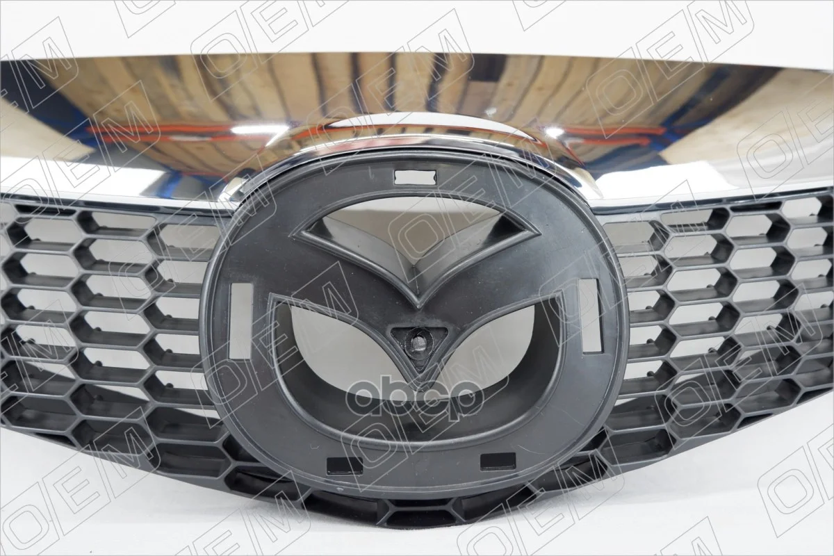 Решетка радиатора Mazda 6 1 GG 2005-2007 OEM3198 - миниатюра 4