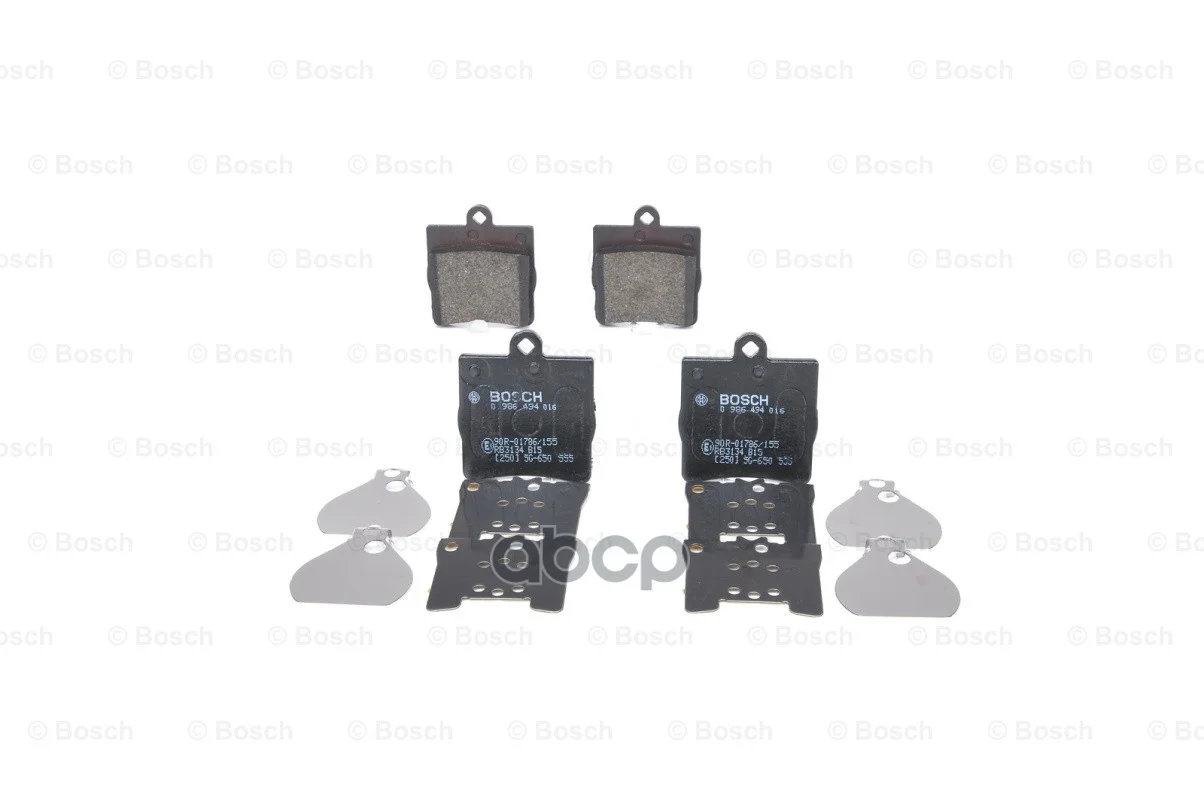 Колодки торм.зад. 0986494016 Bosch - изображение 1