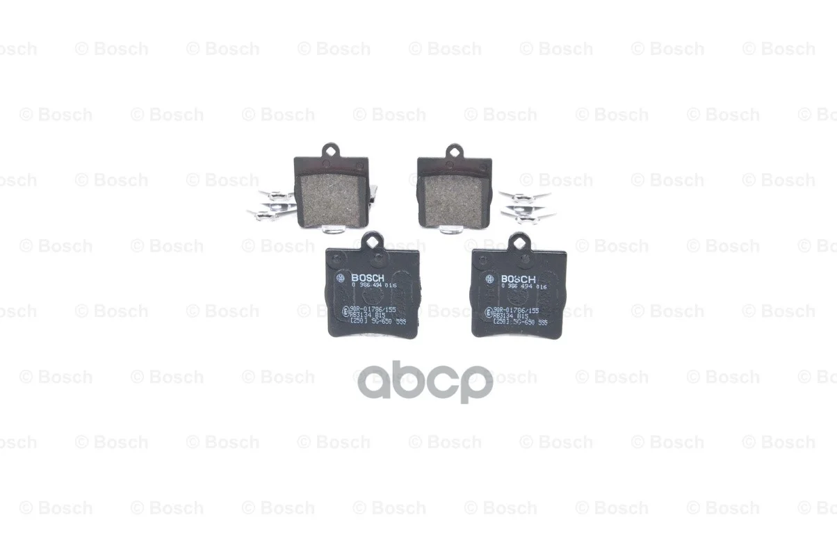 Колодки торм.зад. 0986494016 Bosch - миниатюра 2