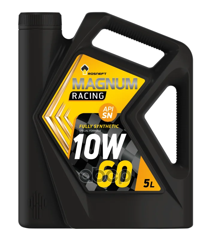 Масло 10W60 Роснефть Magnum Racing 5Л. Rosneft - изображение 1