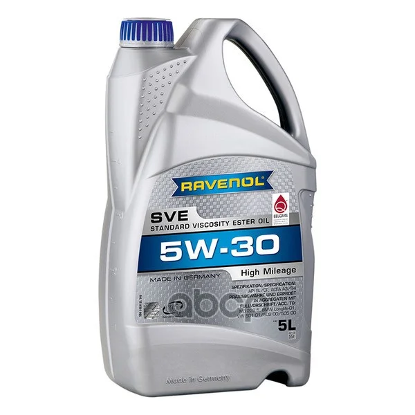 Ravenol SVE 5w30 5л. SL/CF A3/B4; LL-01;VW501.01 - изображение 1