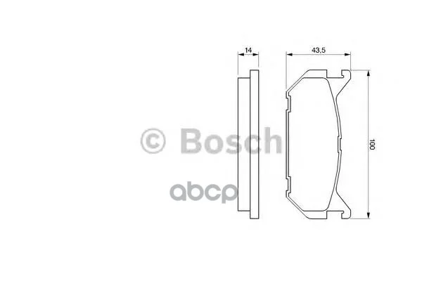 0 986 424 266 колодки дисковые з Mazda 626 - изображение 1