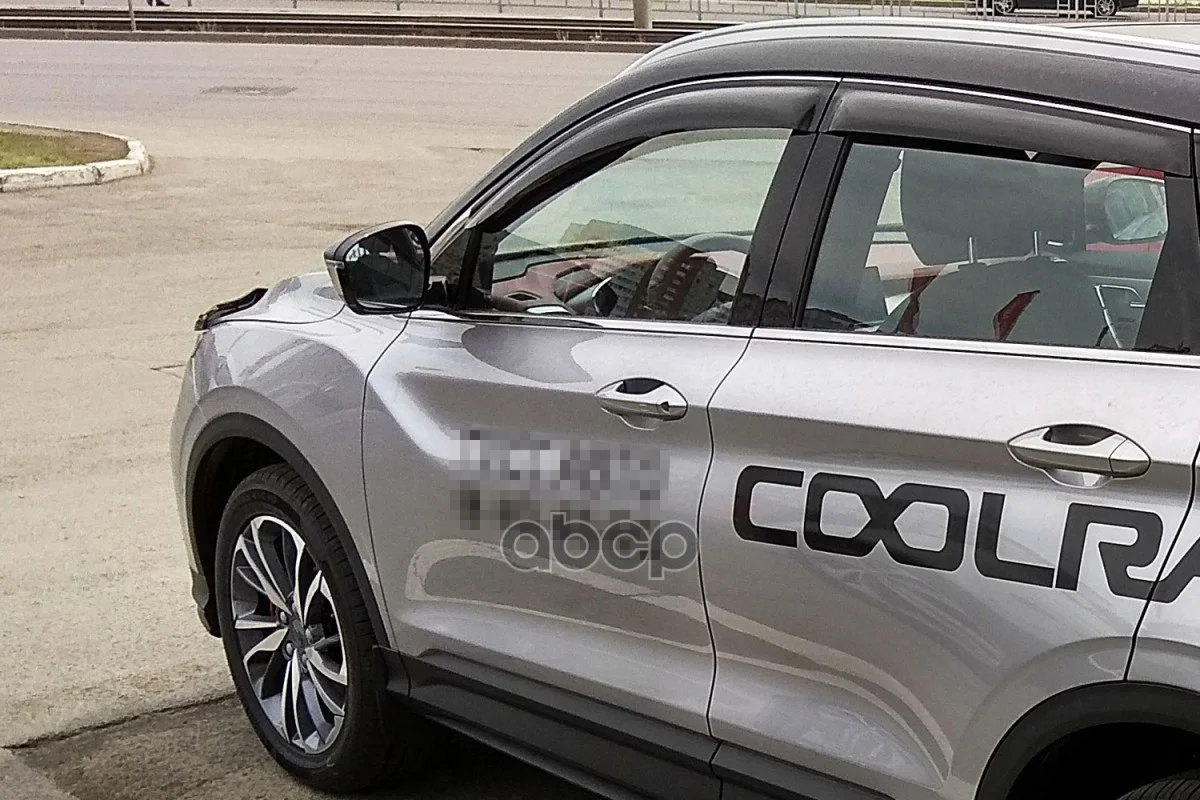 Дефлектор боковых окон Geely Coolray 2020-, 4 ч., - изображение 1