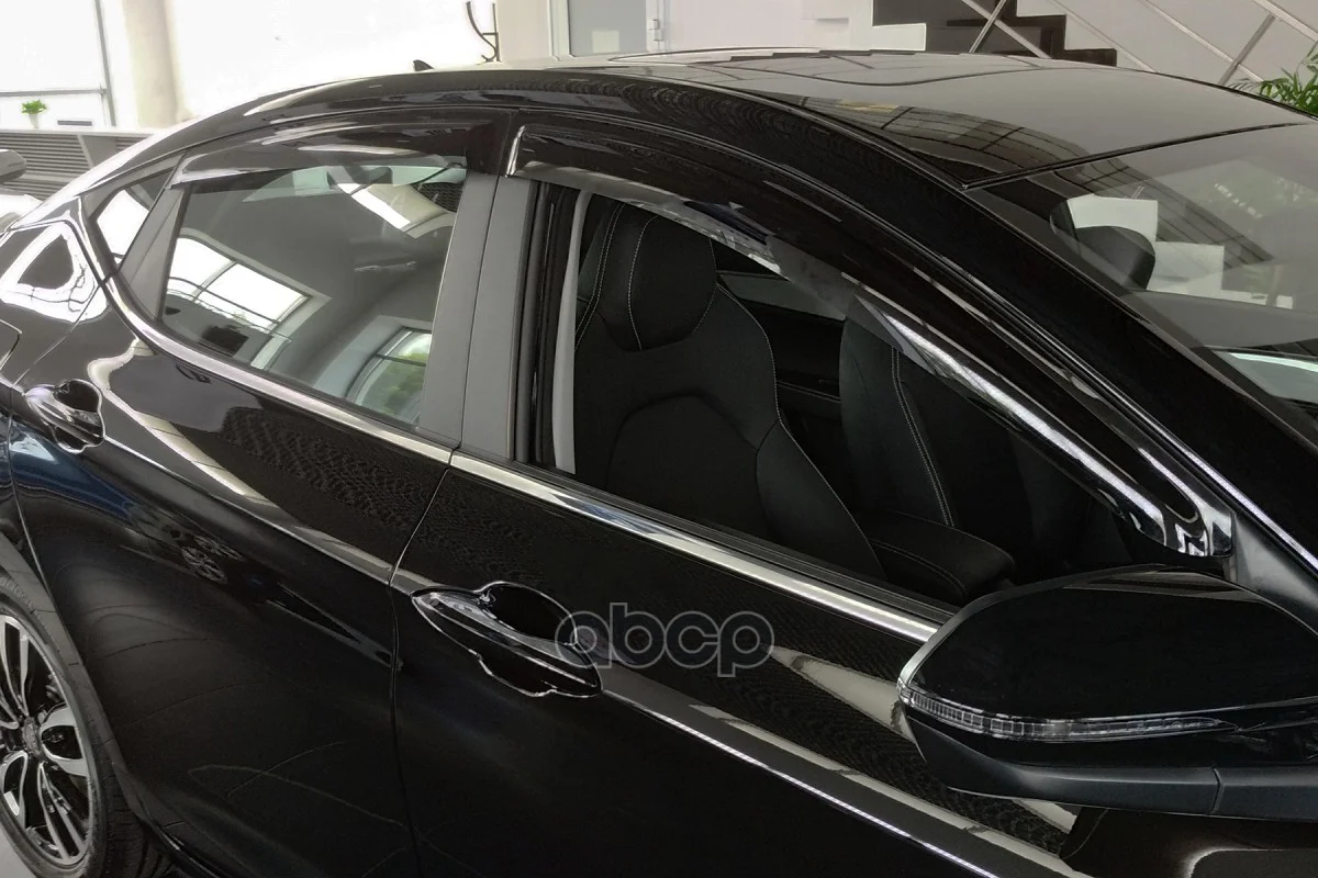 Дефлектор боковых окон JAC J7, 2020-, 4ч., темный - миниатюра 2