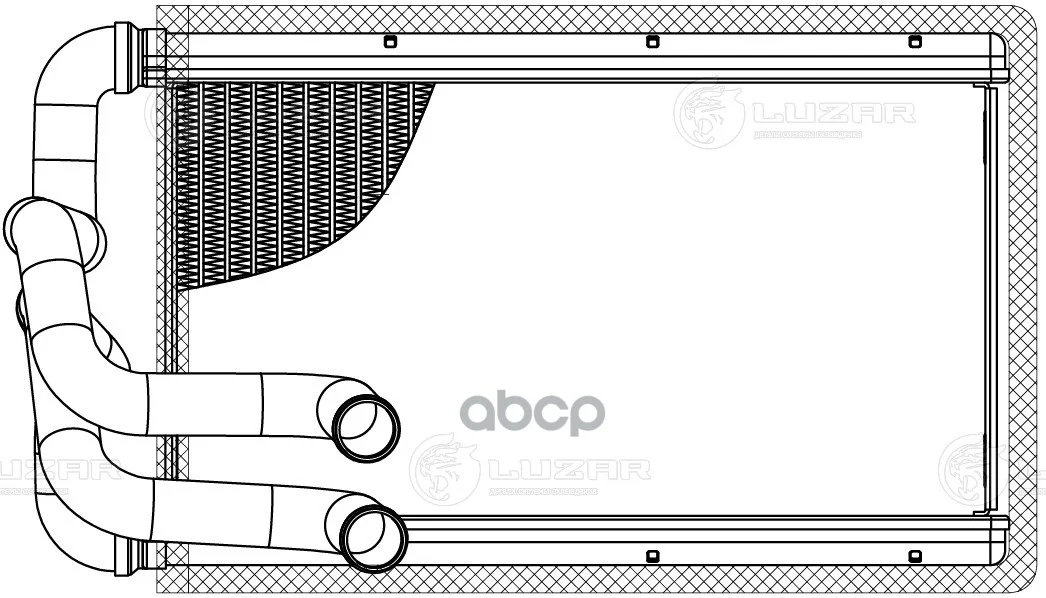 Радиатор отоп. HYUNDAI TUCSON IV (20-) LRH0828 - миниатюра 3